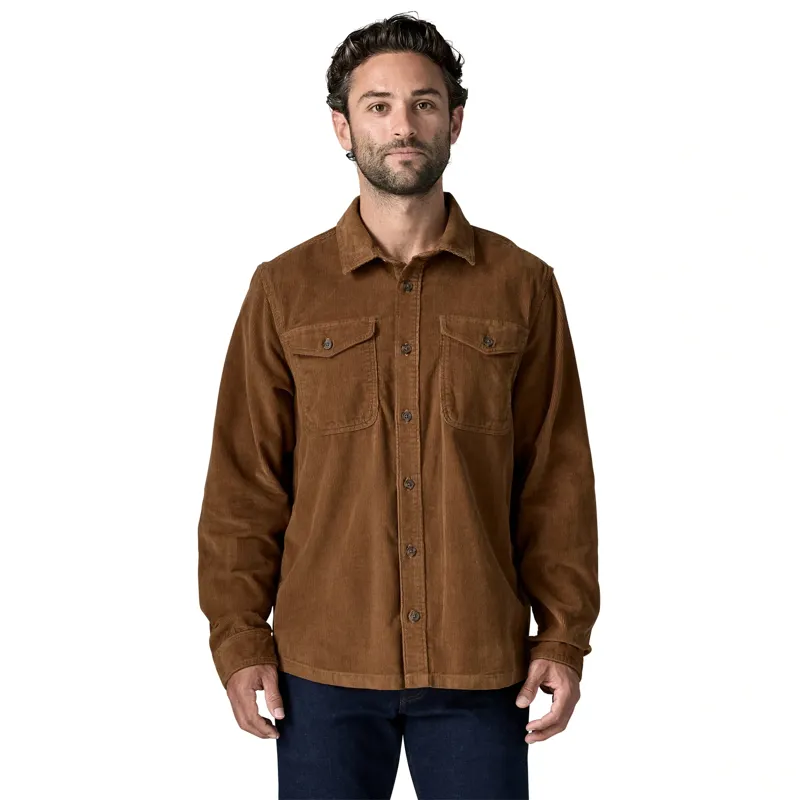 Patagonia Men's Corduroy Shirt in Deer Brown-1