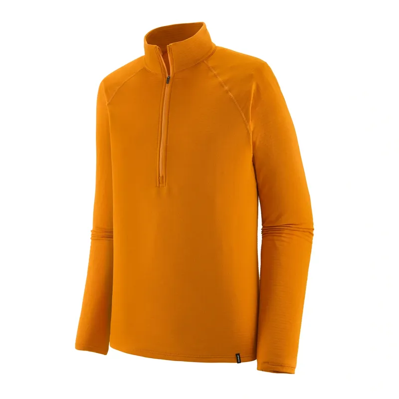 Patagonia Men's Capilene Thermal Weight Zip-Neck Baselayer in Autumn Orange