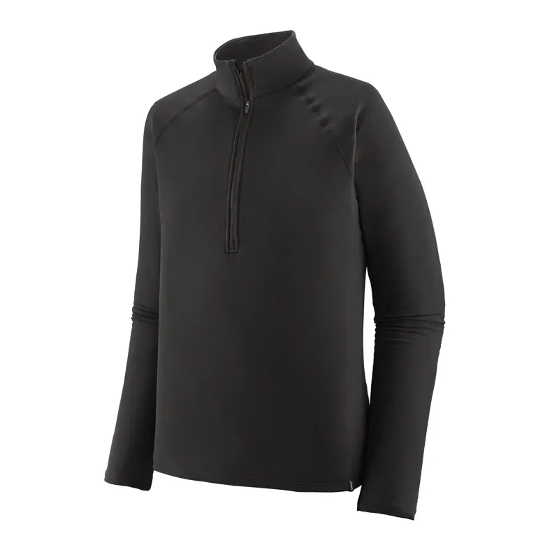 Patagonia Men's Capilene Thermal Weight Zip-Neck Baselayer in Black