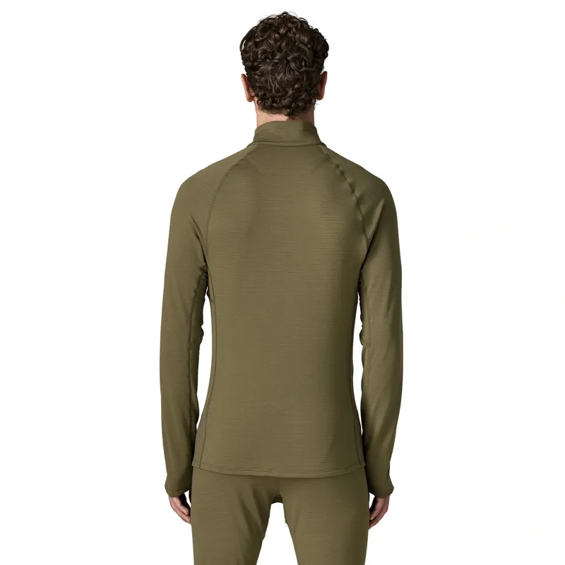 Patagonia Men's Capilene Thermal Weight Zip-Neck Baselayer in Autumn Orange-2
