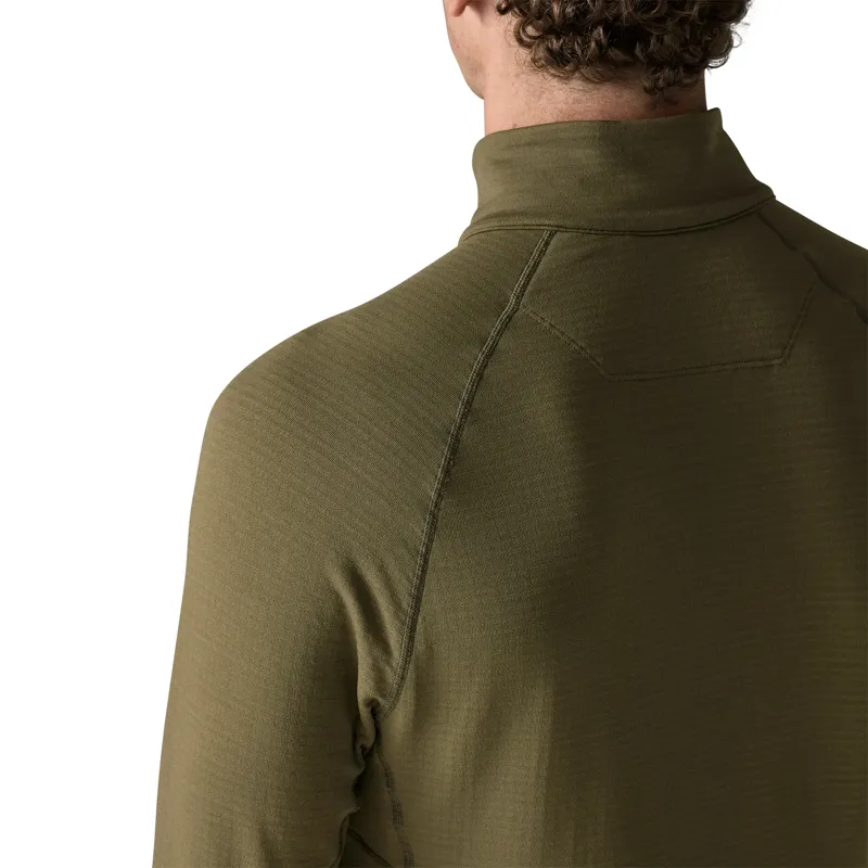 Patagonia Men's Capilene Thermal Weight Zip-Neck Baselayer in Autumn Orange-6