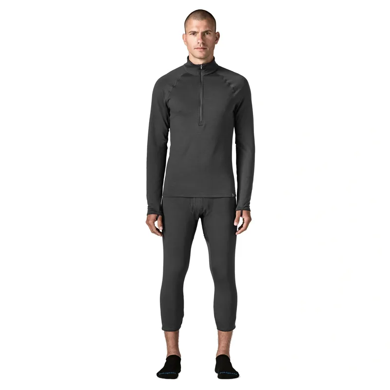 Patagonia Men's Capilene Thermal Weight Boot Length Bottoms in Black-3