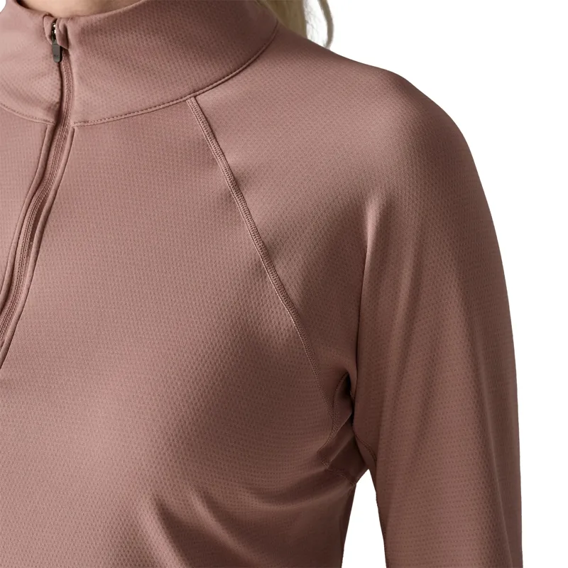 Patagonia Capilene Midweight Zip-Neck Women's Top in Ink Black-1