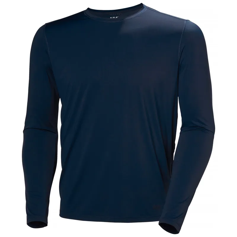 Helly Hansen Men's Shine Solen Long Sleeve Crew in Navy
