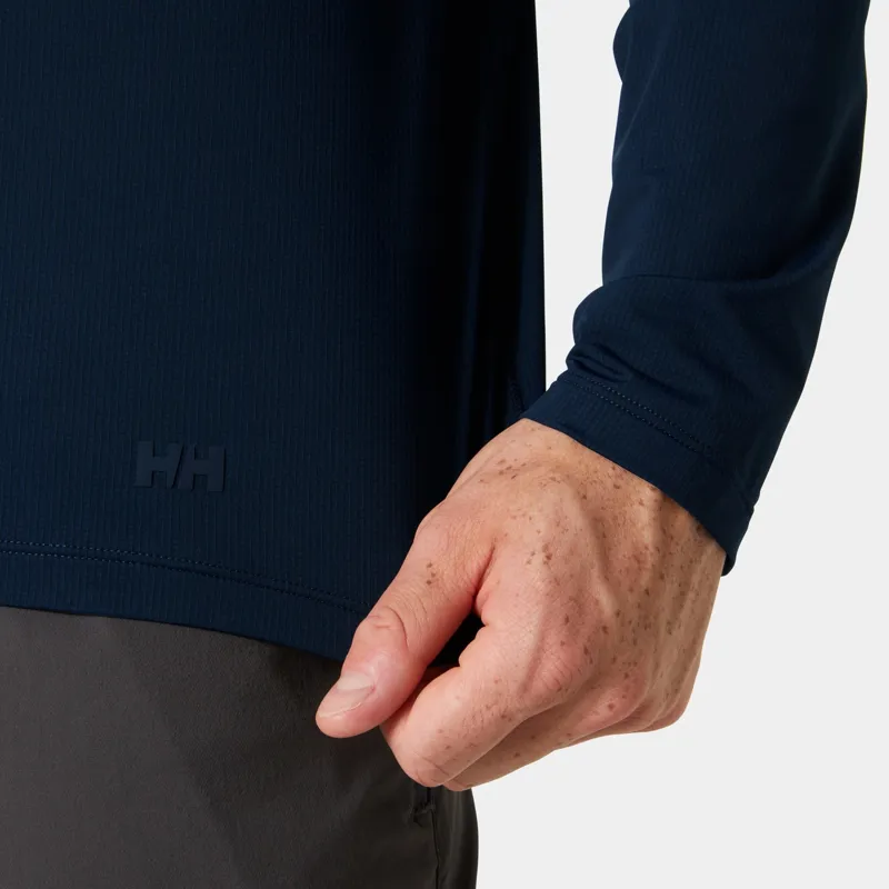 Helly Hansen Men's Shine Solen Long Sleeve Crew in Navy-5