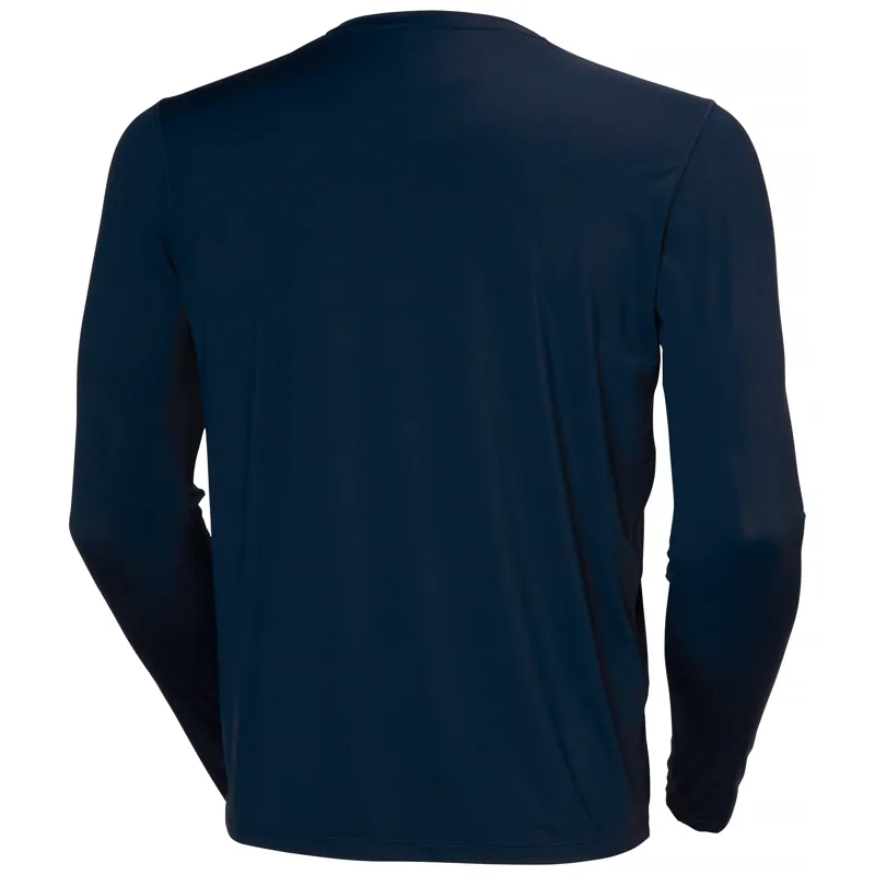 Helly Hansen Men's Shine Solen Long Sleeve Crew in Navy-1