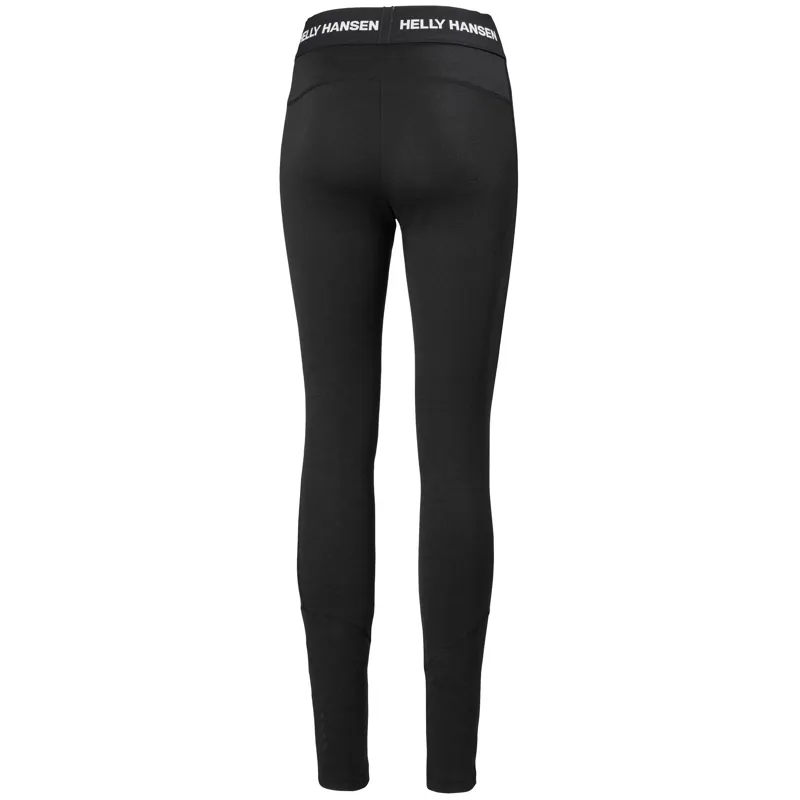 Helly Hansen Women's LIFA Merino Midweight Base Layer Pants in Black-1