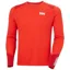 Helly Hansen Men's Lifa Active Crew Base Layer in Alert Red