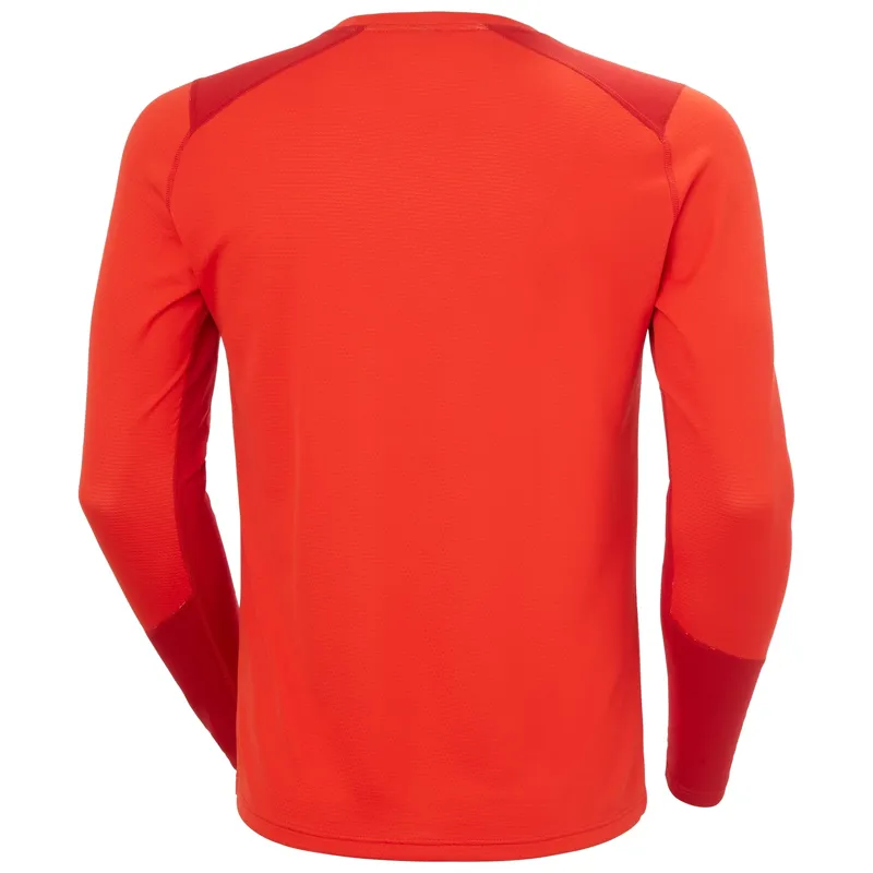 Helly Hansen Men's Lifa Active Crew Base Layer in Alert Red-1
