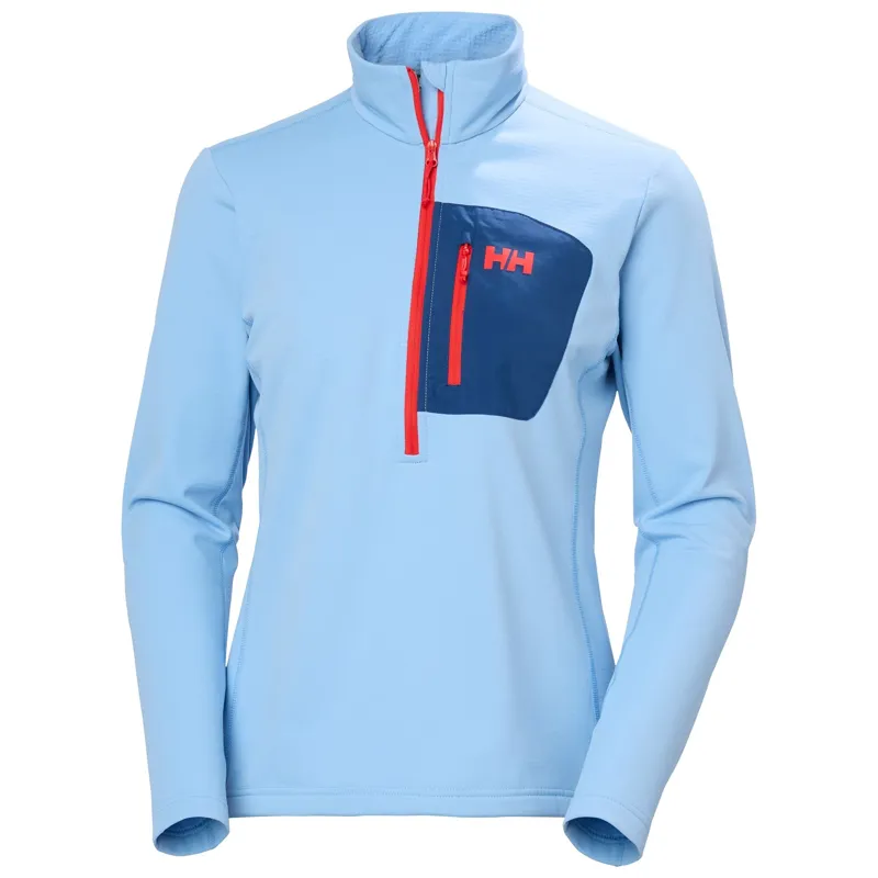 Helly Hansen Women's Versalite 1/2 Zip Fleece in Bright Blue