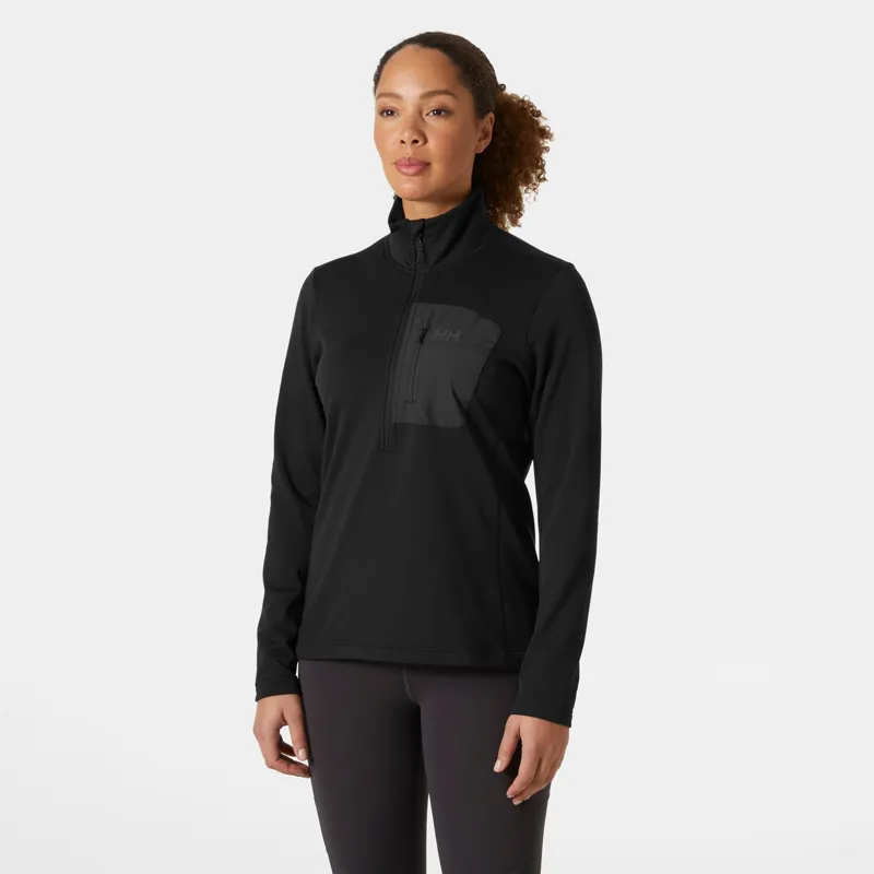 Helly Hansen Women's Versalite 1/2 Zip Fleece in Bright Blue-2