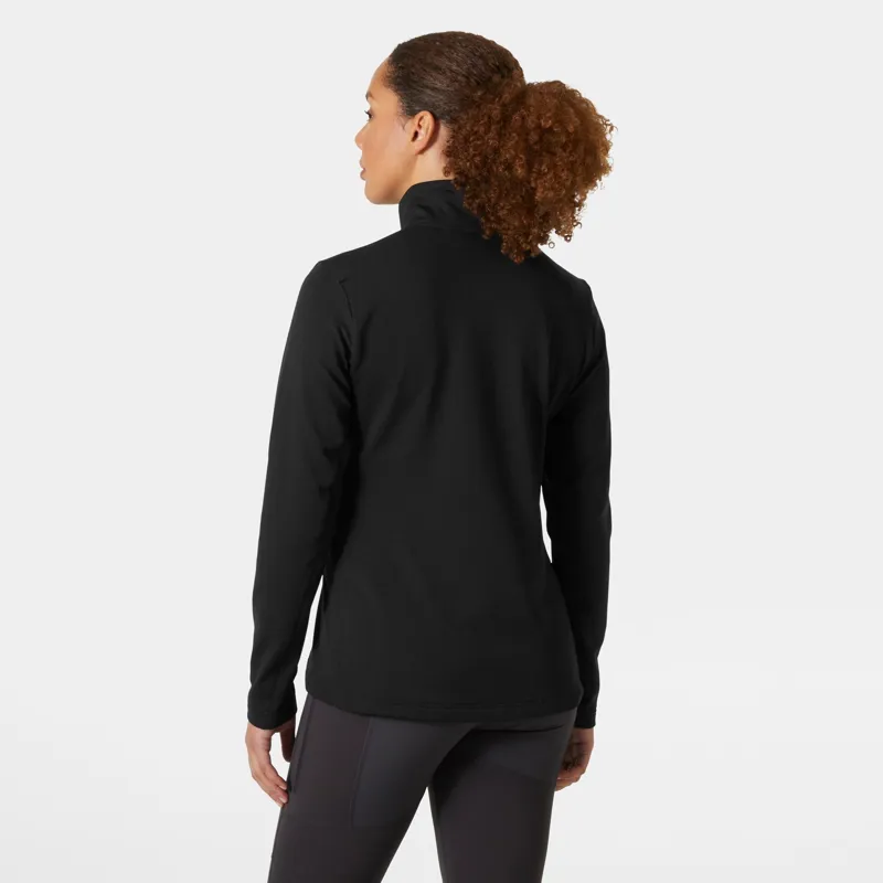 Helly Hansen Women's Versalite 1/2 Zip Fleece in Black-3