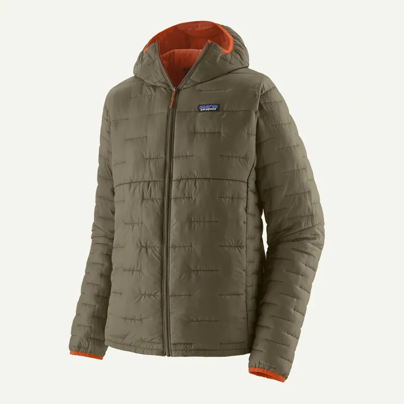 Patagonia Micro Puff Hoody Mens Jacket in Basin Green
