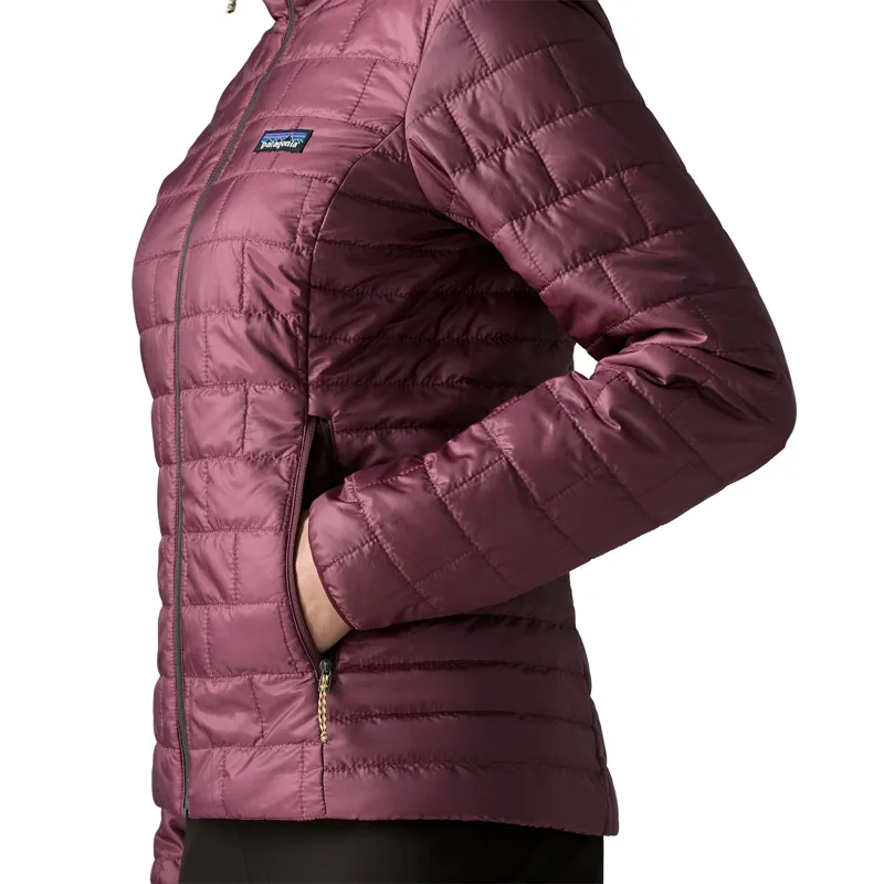 Patagonia Women's Nano Puff Jacket in Berry Fig-5
