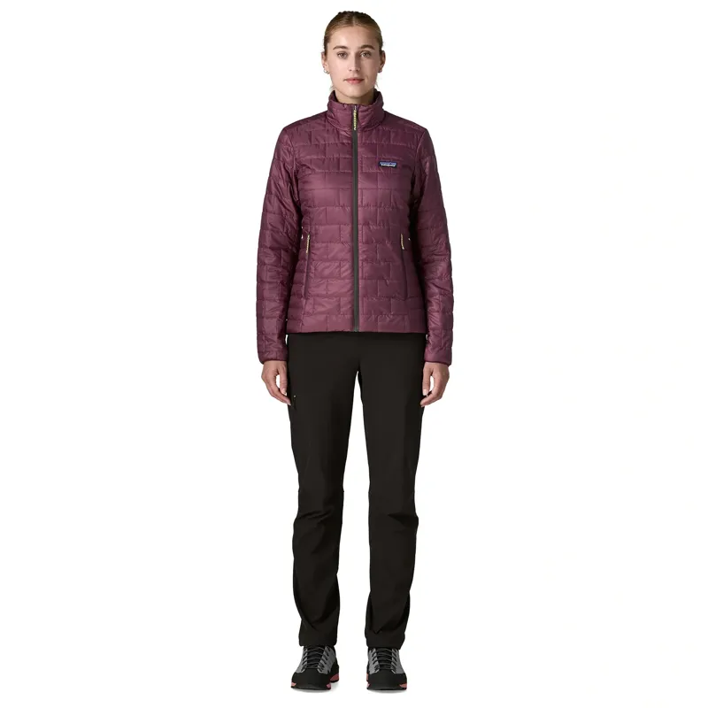 Patagonia Women's Nano Puff Jacket in Berry Fig-3