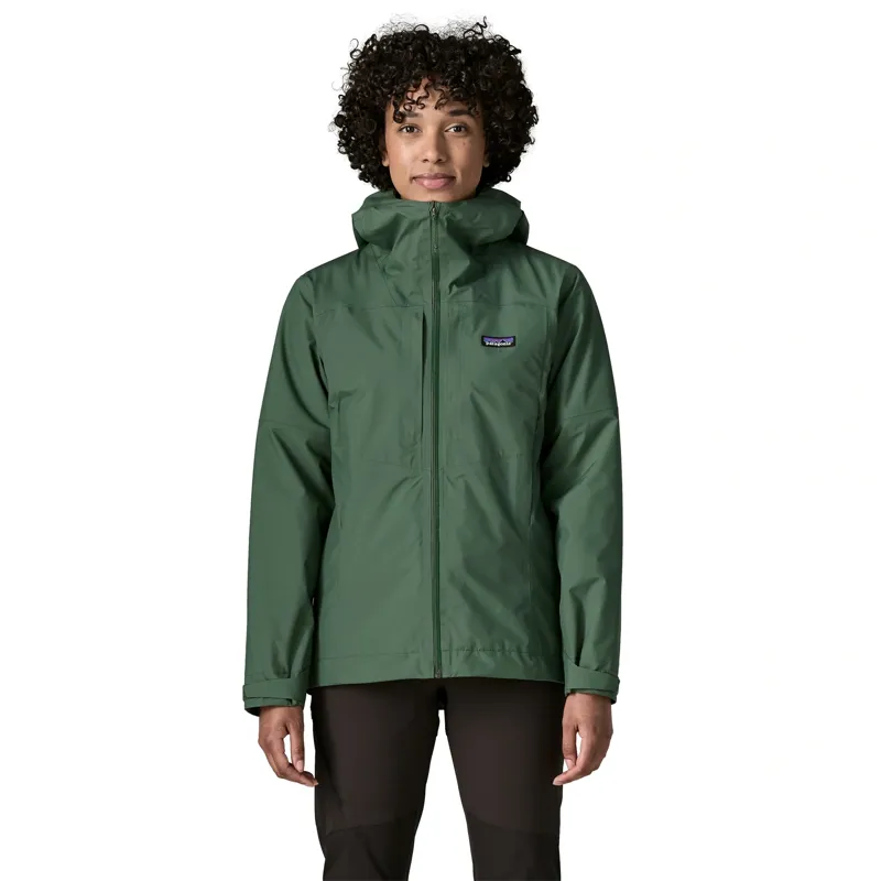 Patagonia Insulated Boulder Fork Women's Rain Jacket in Canopy Green-1