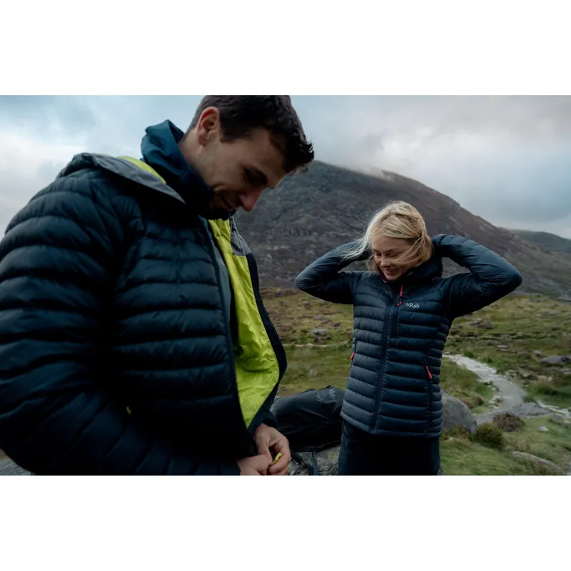 Rab Microlight Alpine Men's Down Jacket in Oak-7