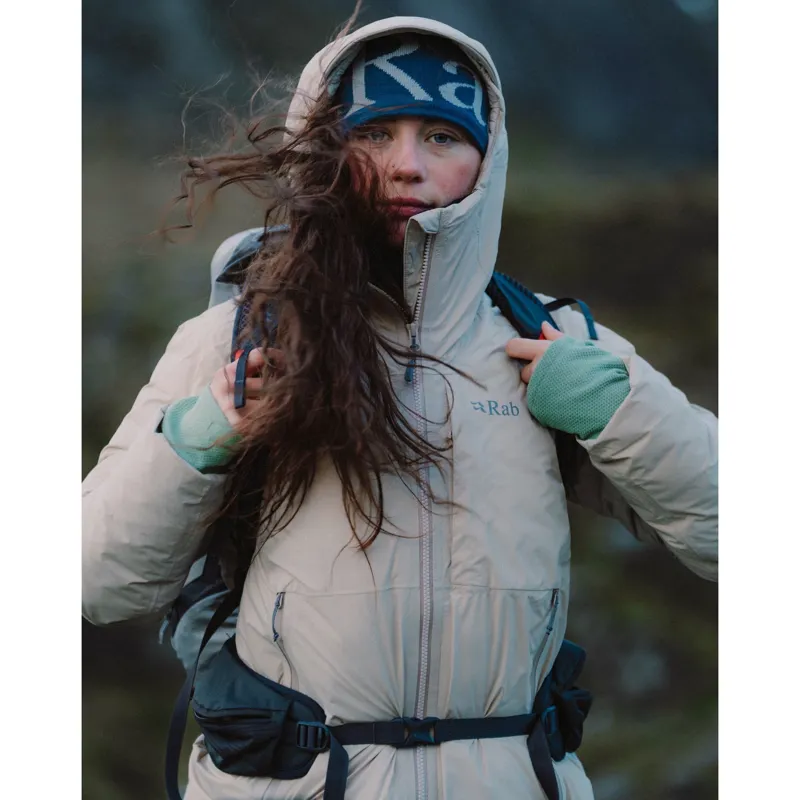 Rab Microlight Shield Women's Waterproof Down Jacket in Dark Pebble-6