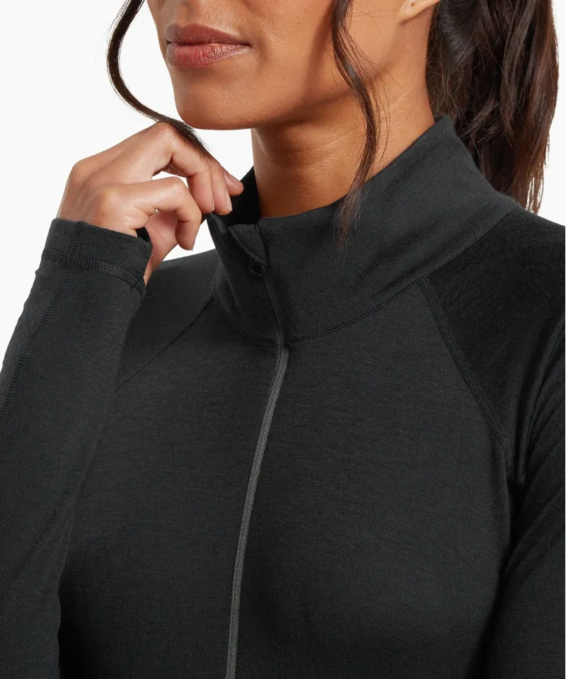Artilect Boulder 125 Womens 1/4 Zip in Black-6