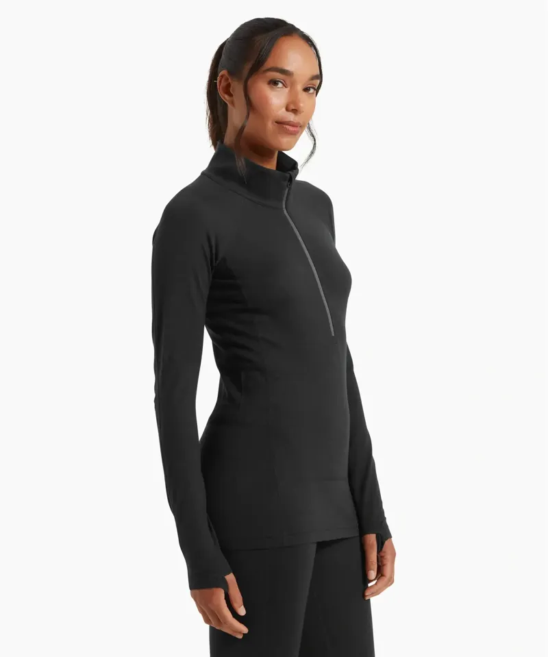 Artilect Boulder 125 Womens 1/4 Zip in Black-4