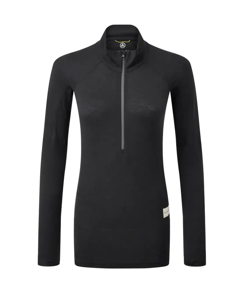 Artilect Boulder 125 Womens 1/4 Zip in Black