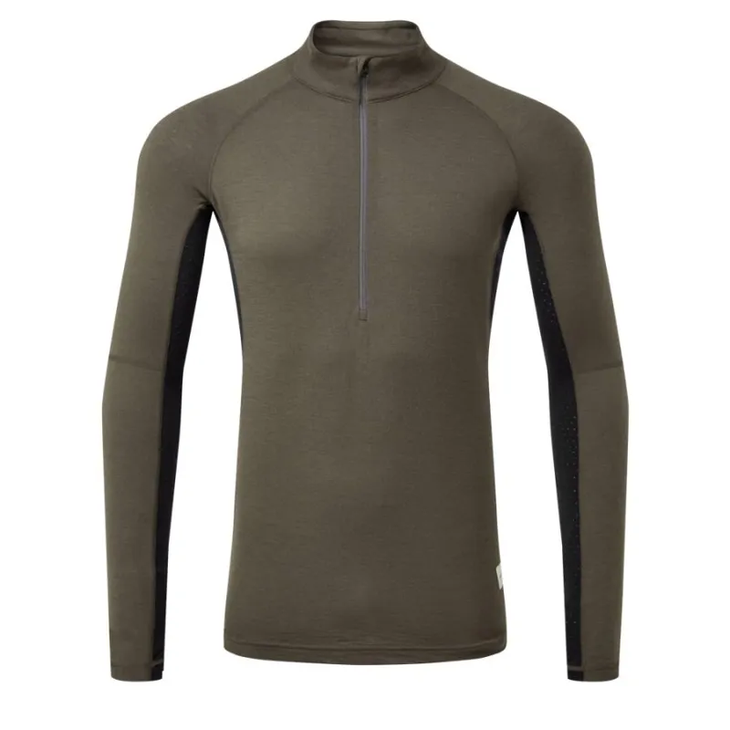 Artilect Flatiron 185 Men's 1/4 Zip in Deep Olive/Black