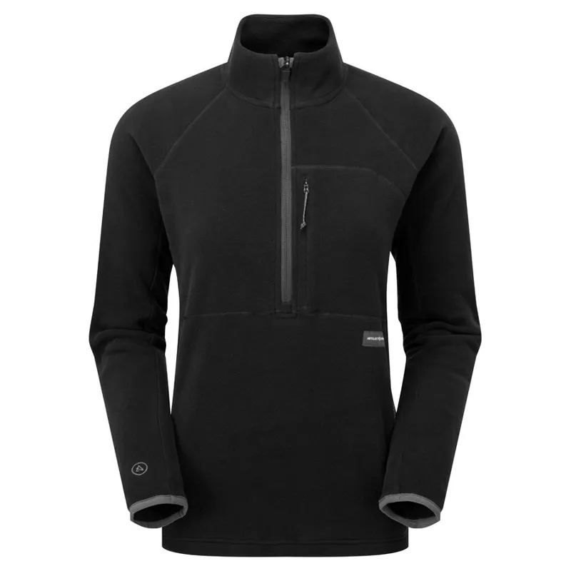 Artilect Halfmoon Bio Womens Pullover Fleece in Black