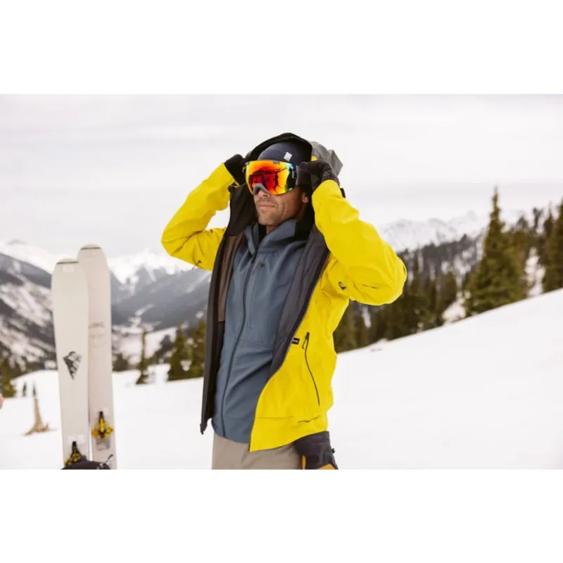 Artilect Intersect Doubleweave Jacket Men's in Hot Spot Yellow/Black-1