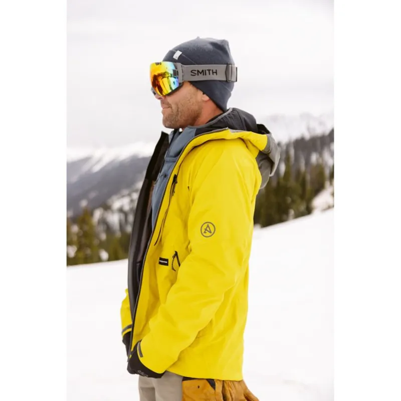Artilect Intersect Doubleweave Jacket Men's in Hot Spot Yellow/Black-2