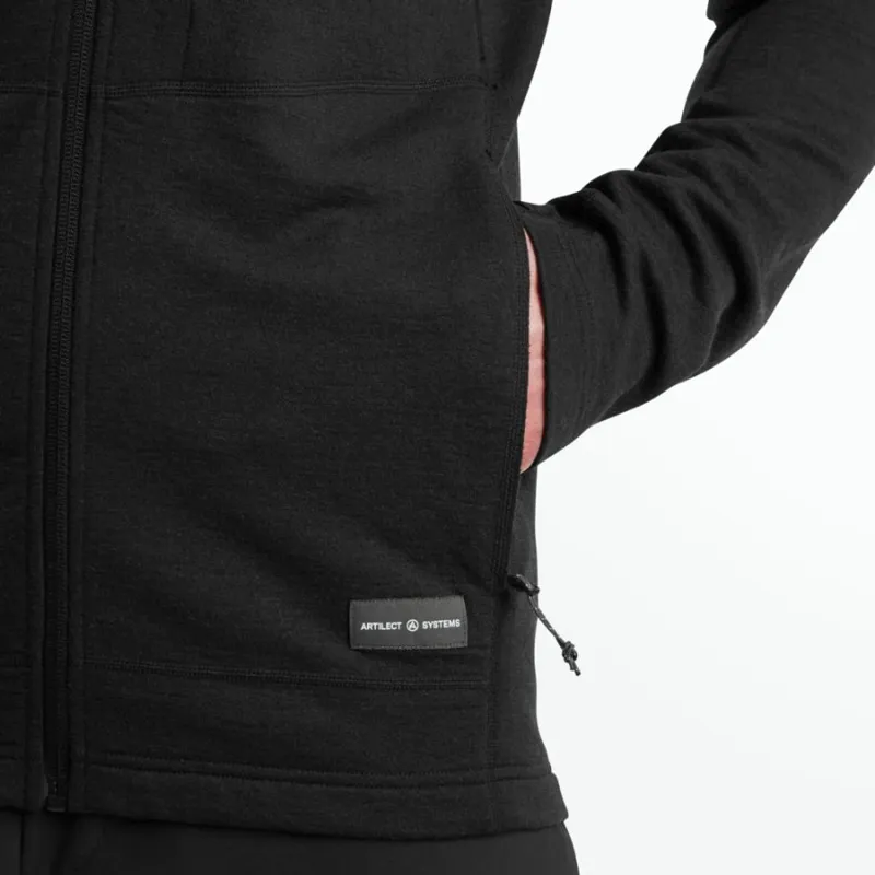 Artilect Mens Quandary Peak Hoodie in Black-6