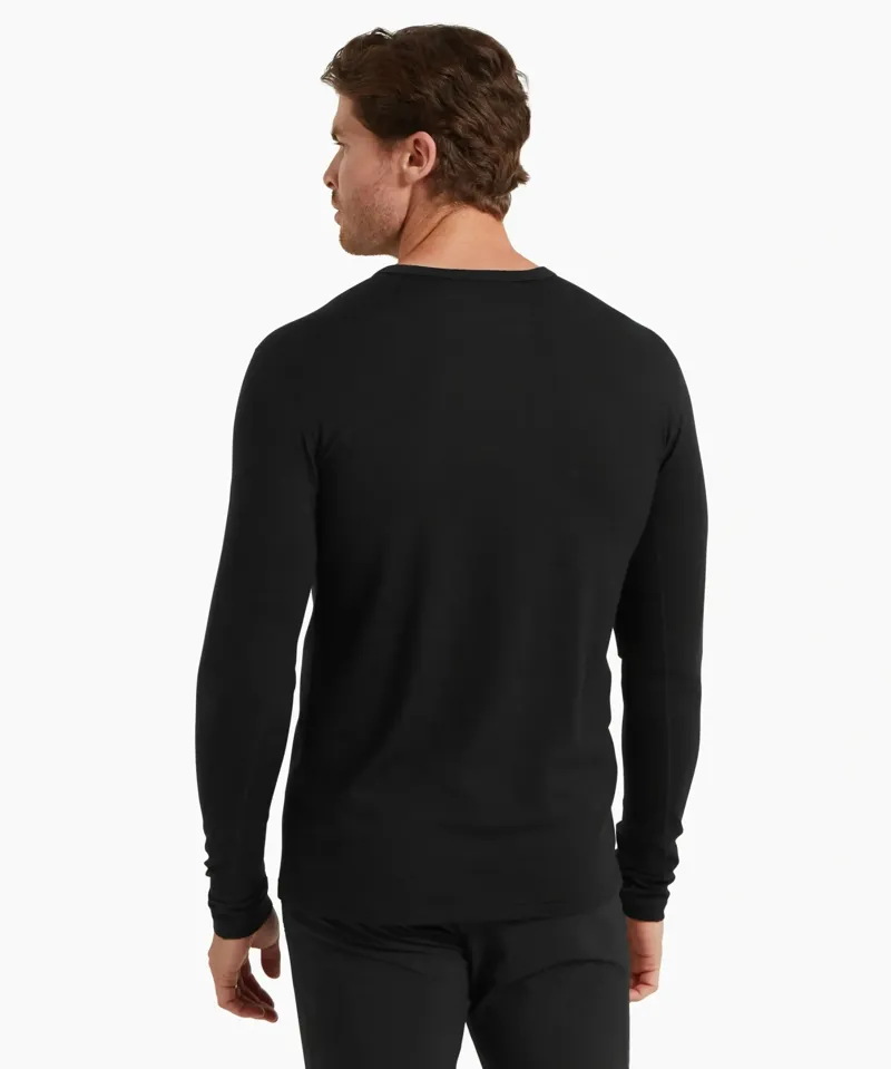 Artilect Redstone 185 Men's Long Sleeve Crew in Black-4