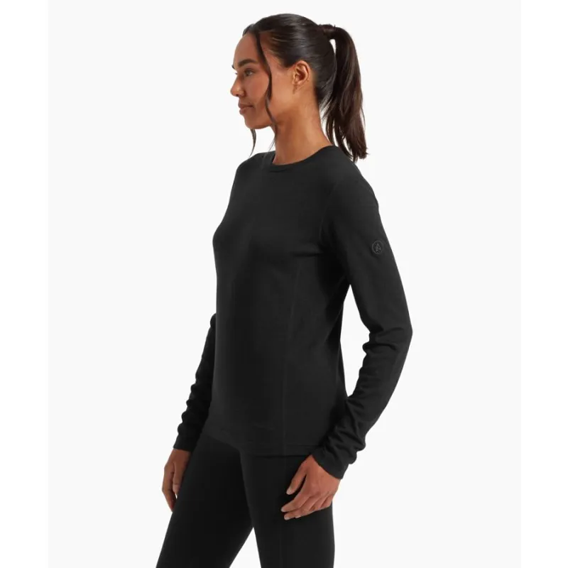 Artilect Redstone Women's 185 Long Sleeve Crew in Black-2