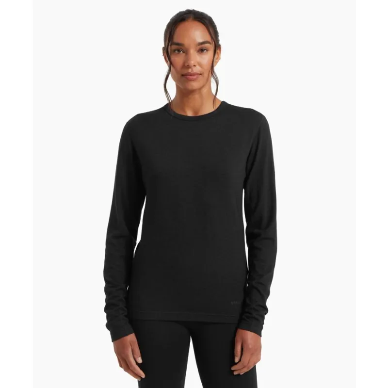 Artilect Redstone Women's 185 Long Sleeve Crew in Black-1