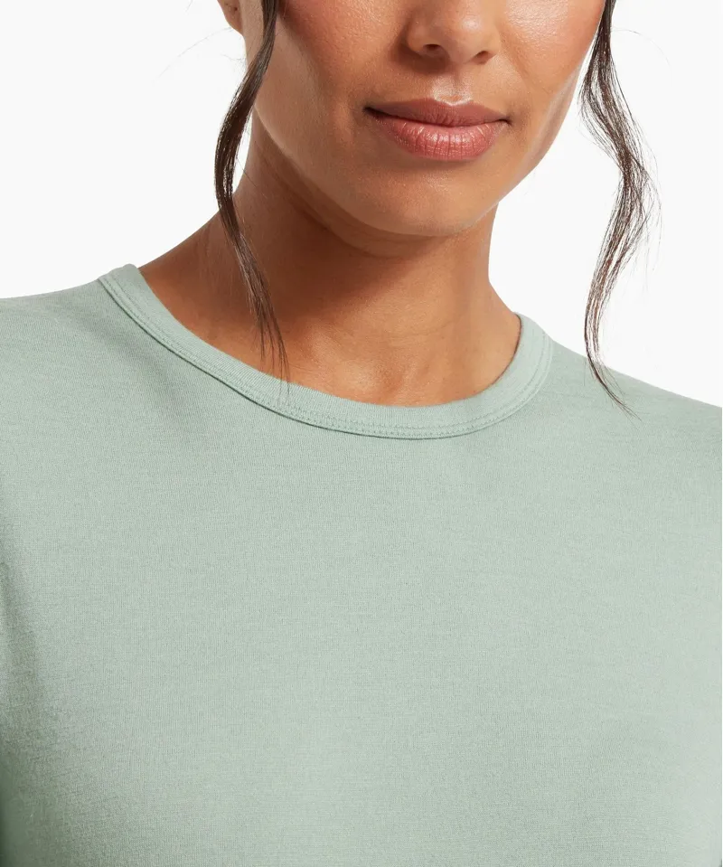 Artilect Redstone Women's 185 Long Sleeve Crew in Iceberg-5