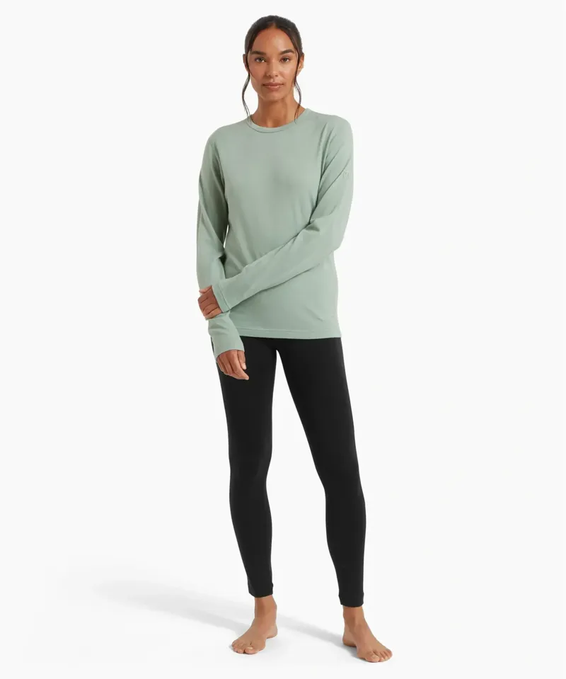 Artilect Redstone Women's 185 Long Sleeve Crew in Iceberg-2
