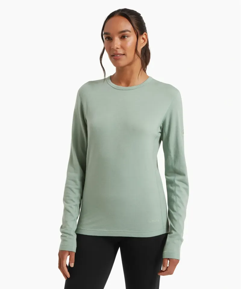 Artilect Redstone Women's 185 Long Sleeve Crew in Iceberg-1