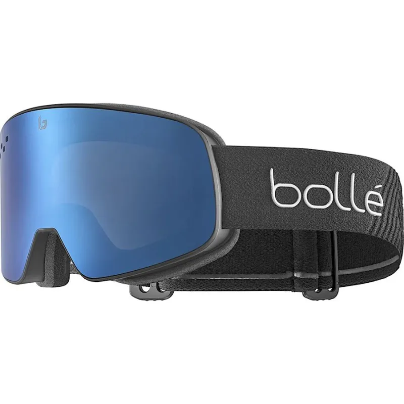 Bolle Nevada Goggles in Black Matte/Bronze Blue