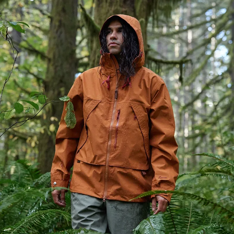 Danner Mens Cascade Crest Packable 3L GORE-TEX Jacket in Glazed Ginger-11