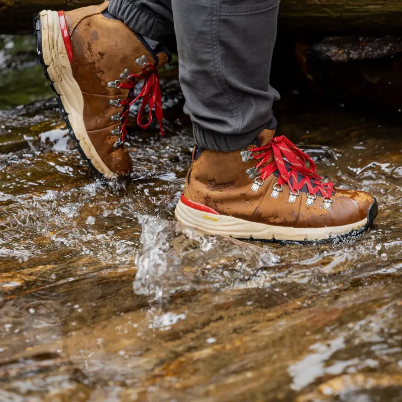 Danner Mountain 600 Leaf GTX Men's in Grizzly Brown/Rhodo Red-7