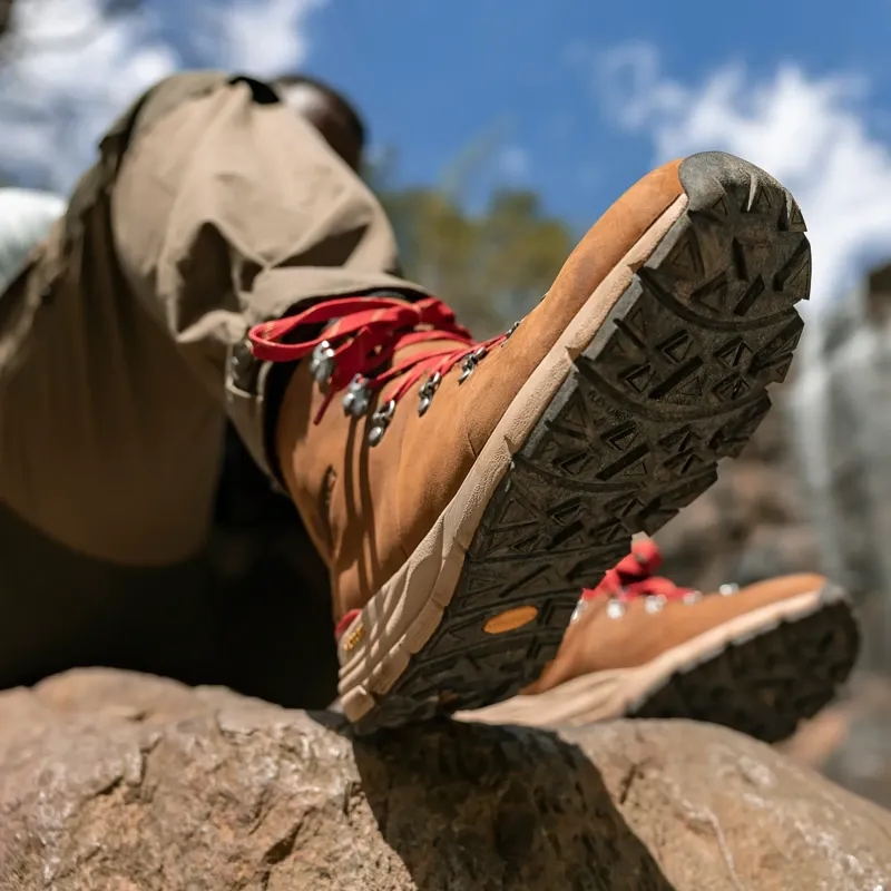 Danner Mountain 600 Leaf GTX Men's in Grizzly Brown/Rhodo Red-9