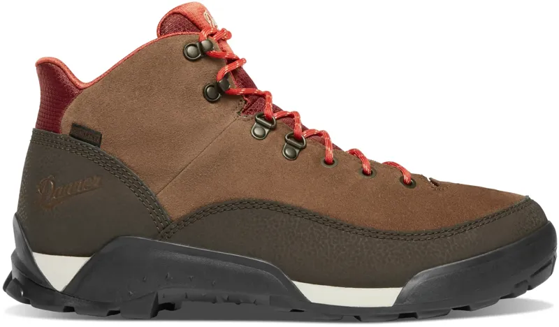 Danner Panorama Mid Mens Hiking Boot in Pinecone Brown and Bossa Nova