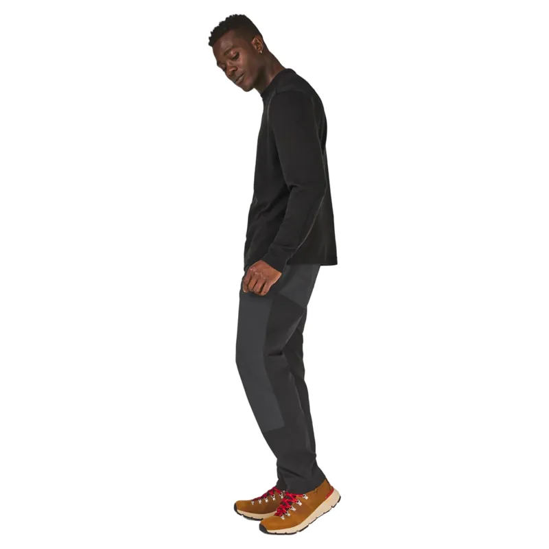 Danner Santiam Waffle Long Sleeve Tee in Black-2