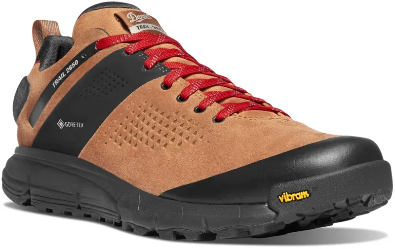 Danner Trail 2650 GTX Men's Suede Hiking Shoe in Brown-Red-1