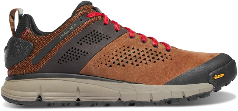 Danner Trail 2650 Men's D Width Hiking Shoe in Brown-Red