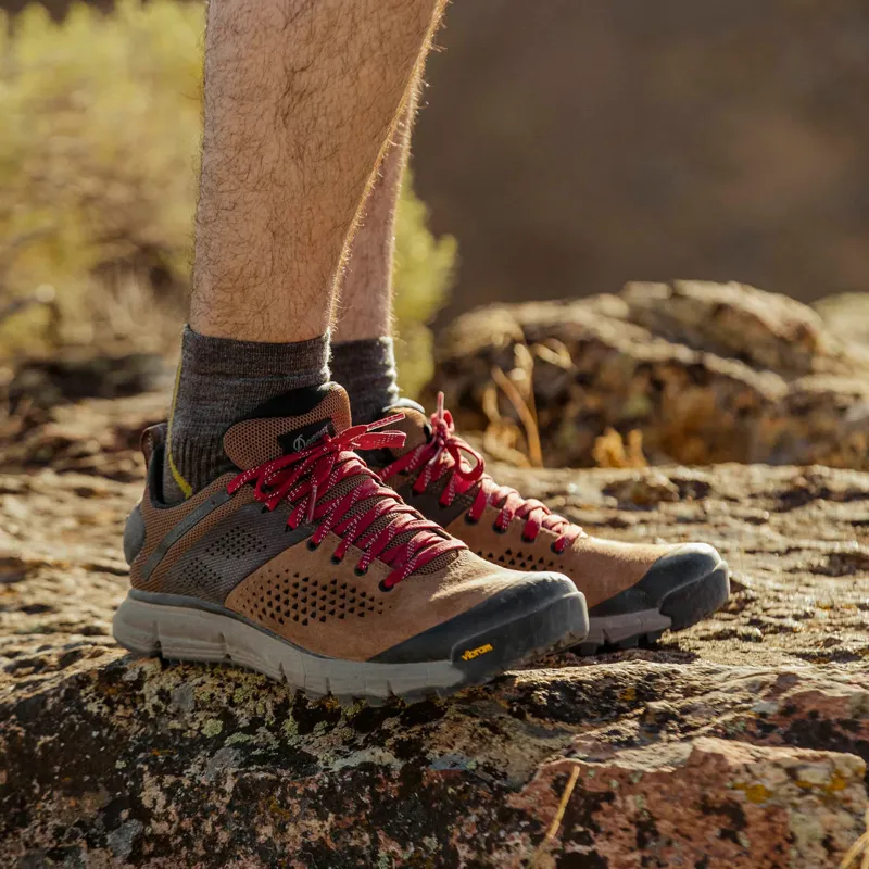 Danner Trail 2650 Men's D Width Hiking Shoe in Brown-Red-5