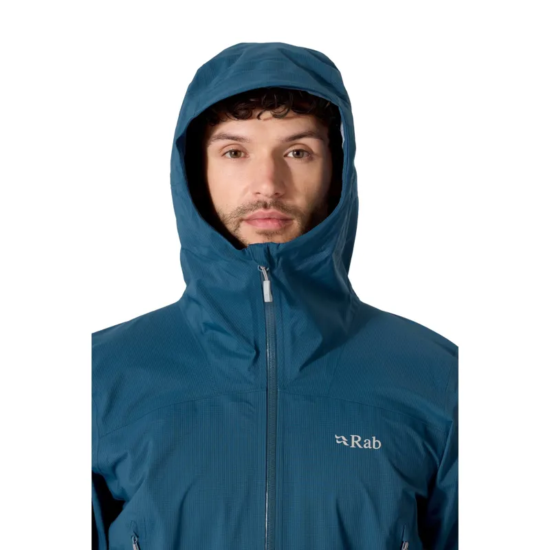 Rab Firewall Light Men's Waterproof Jacket in Black-8