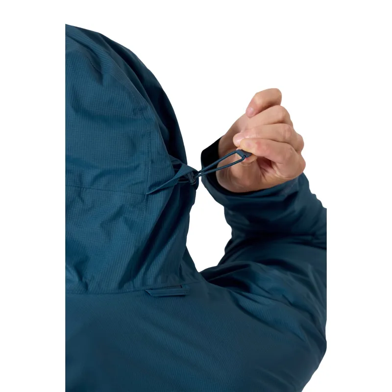 Rab Firewall Light Waterproof Jacket in Tempest Blue-10