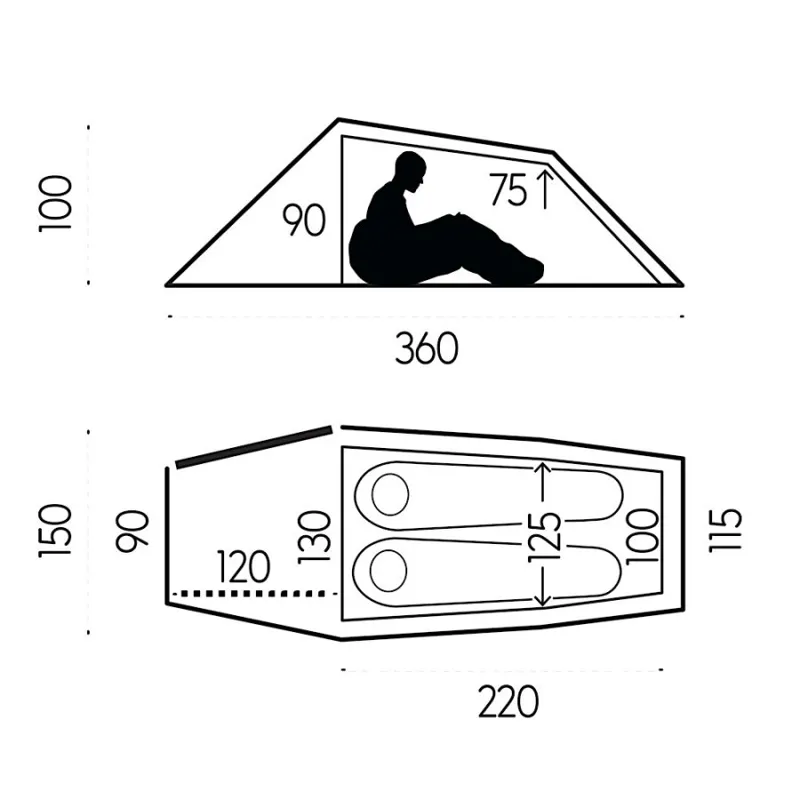 Fjallraven Abisko Lite 2 Tent in Pine Green-1