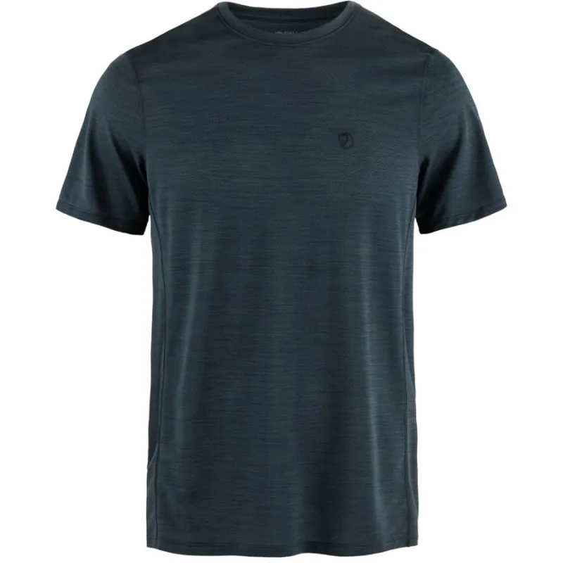 Fjallraven Abisko Lite SS Shirt in Dark Navy