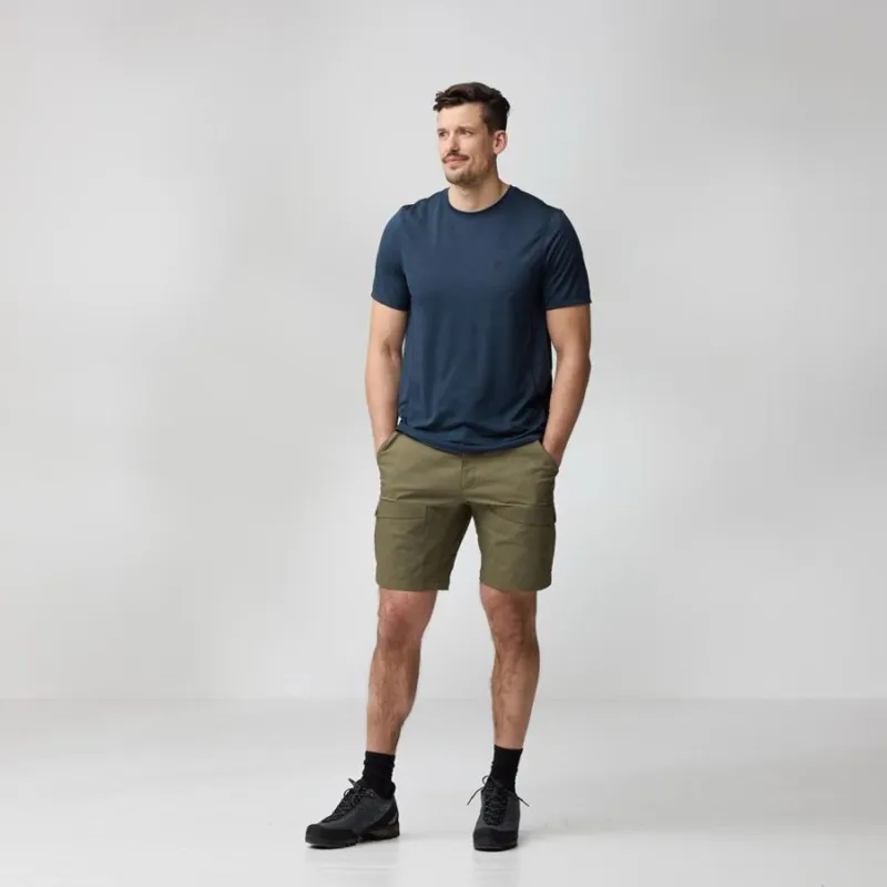 Fjallraven Abisko Lite SS Shirt in Dark Navy-5